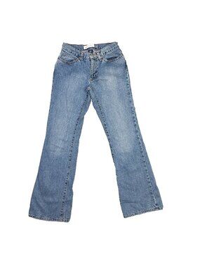 Gap Low Rise Flare Jeans Womens 2 Vintage 2001 Y2K Hip Hugger Blue Denim